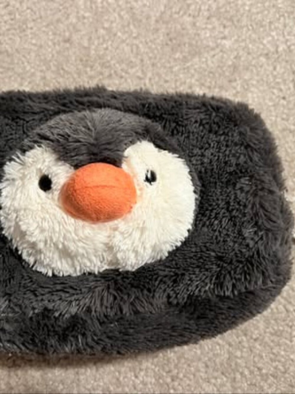 Jellycat Peanut Penguin Pouch Plush Pencil Case Makeup Bag New